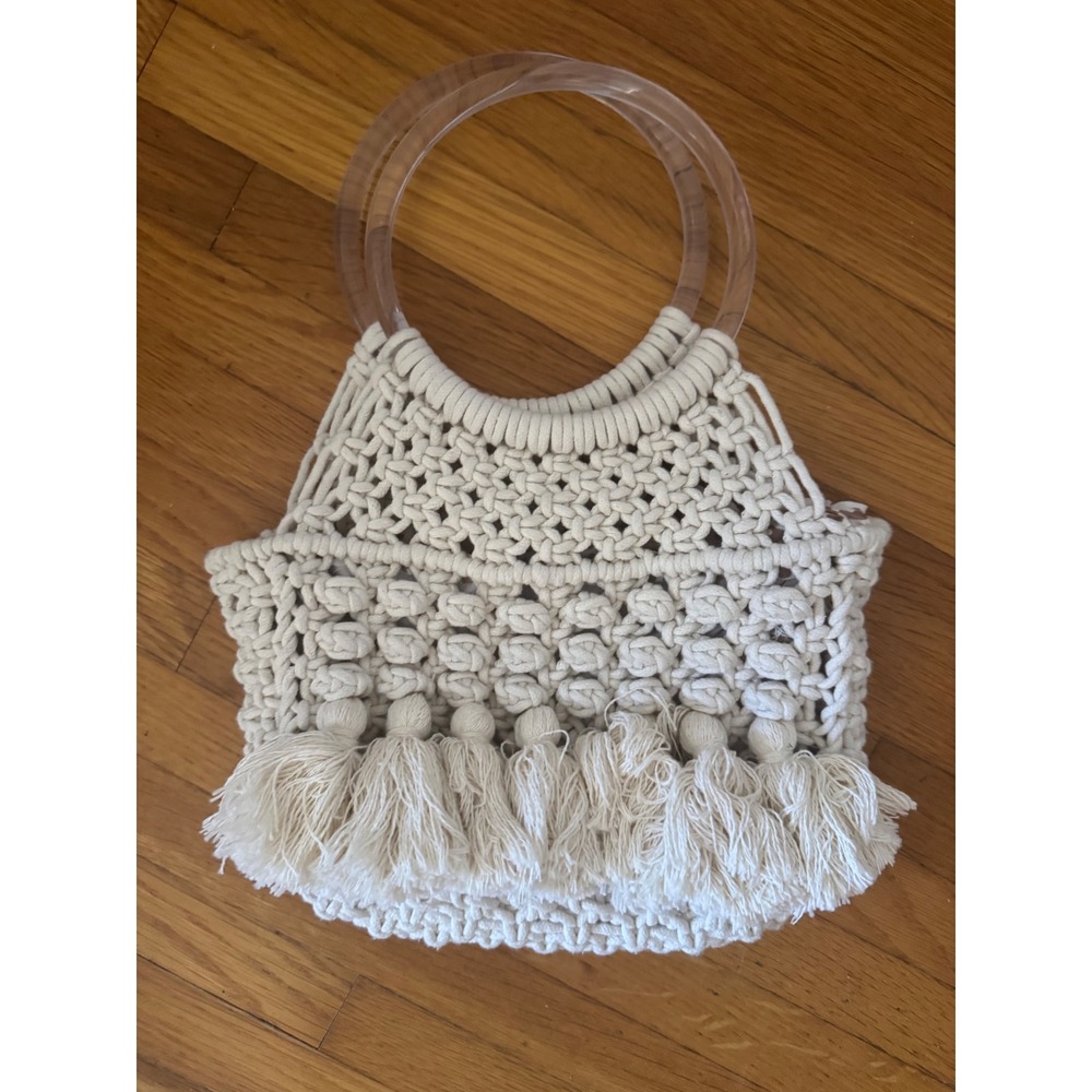 JUSTFAB The Beach People‎ Macrame Clutch